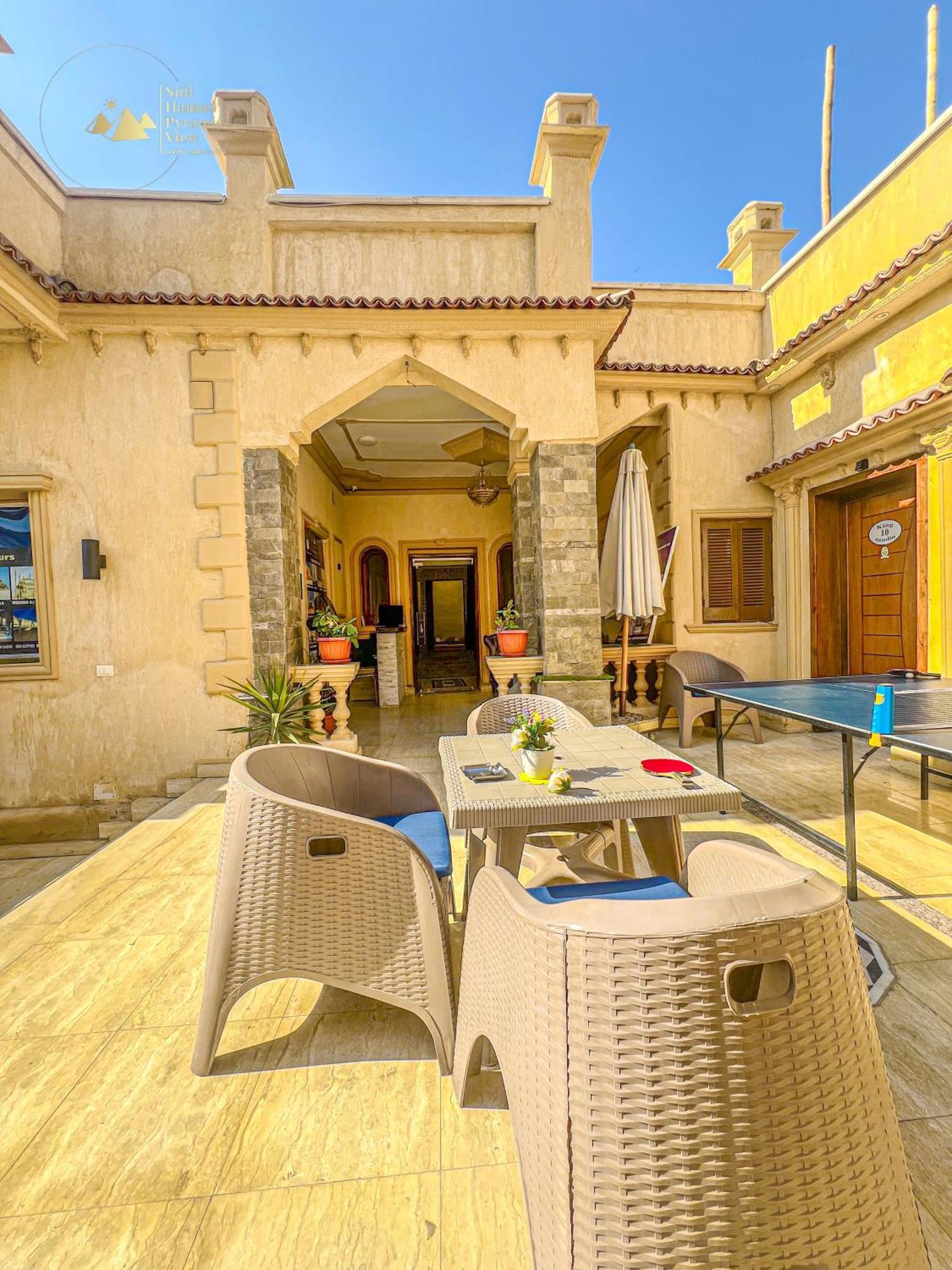Sidi Hamad Pyramids View Hotel Kafret el-Gabal Eksteriør billede