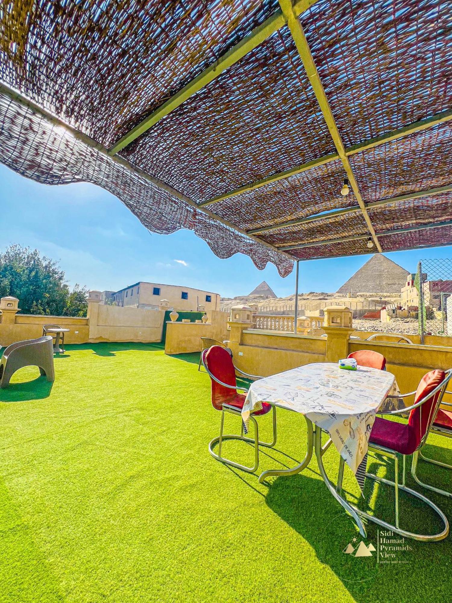 Sidi Hamad Pyramids View Hotel Kafret el-Gabal Eksteriør billede