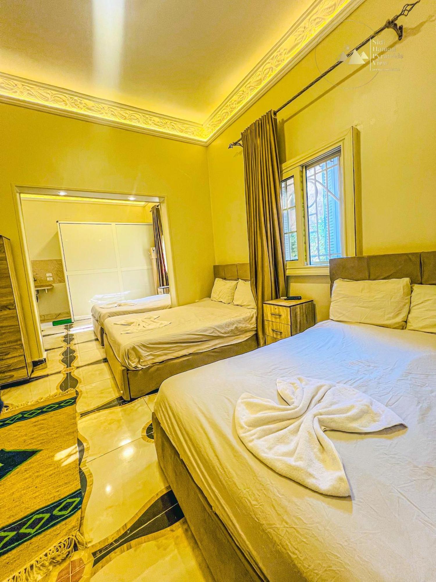 Sidi Hamad Pyramids View Hotel Kafret el-Gabal Eksteriør billede