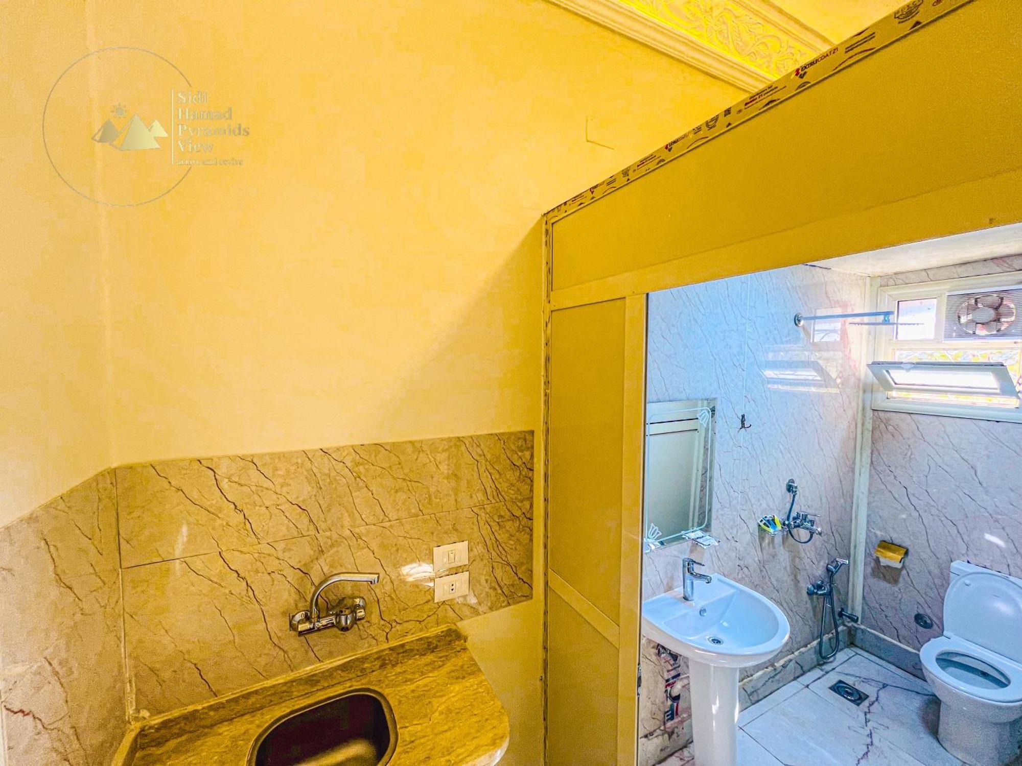 Sidi Hamad Pyramids View Hotel Kafret el-Gabal Eksteriør billede