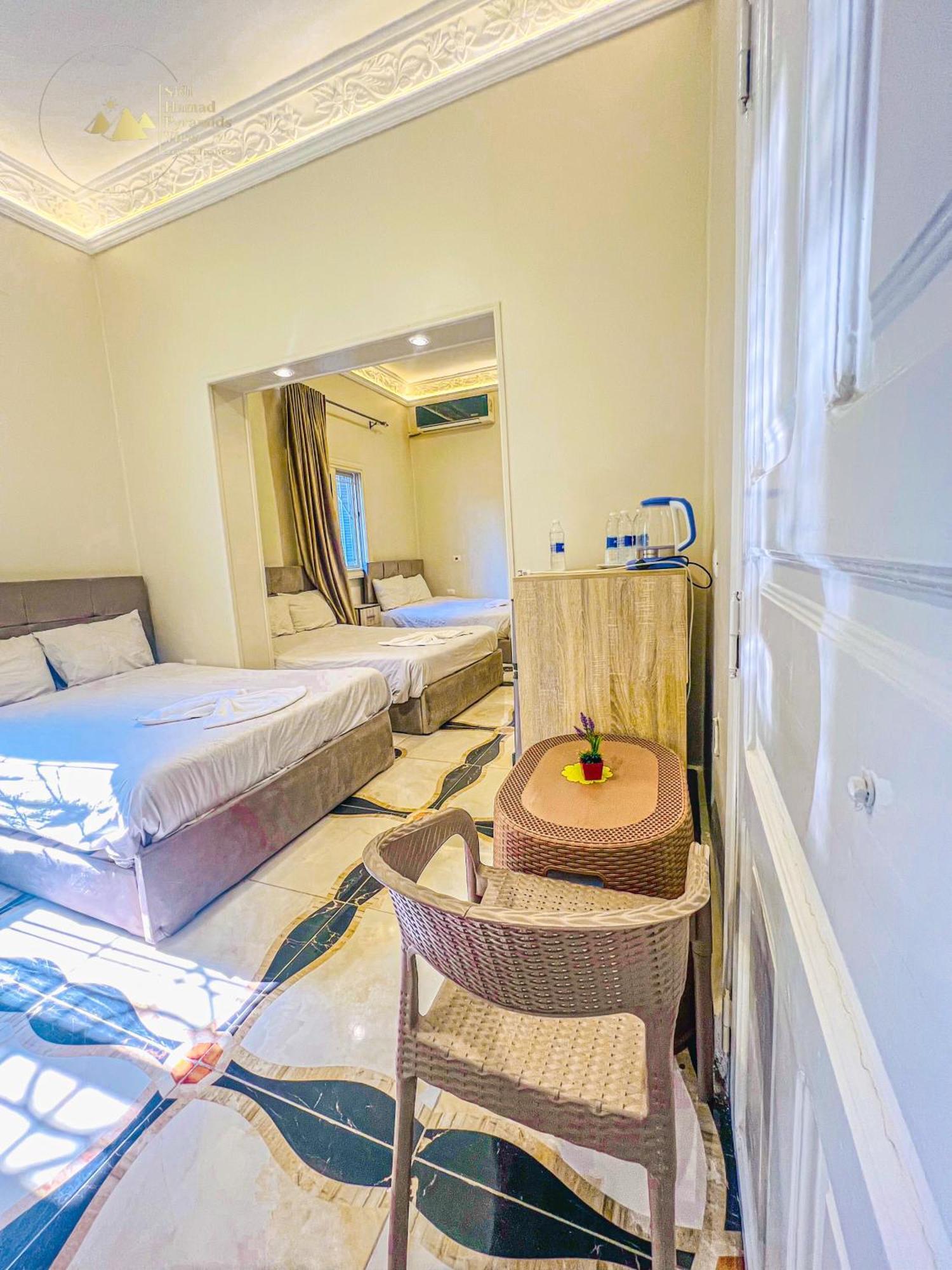 Sidi Hamad Pyramids View Hotel Kafret el-Gabal Eksteriør billede