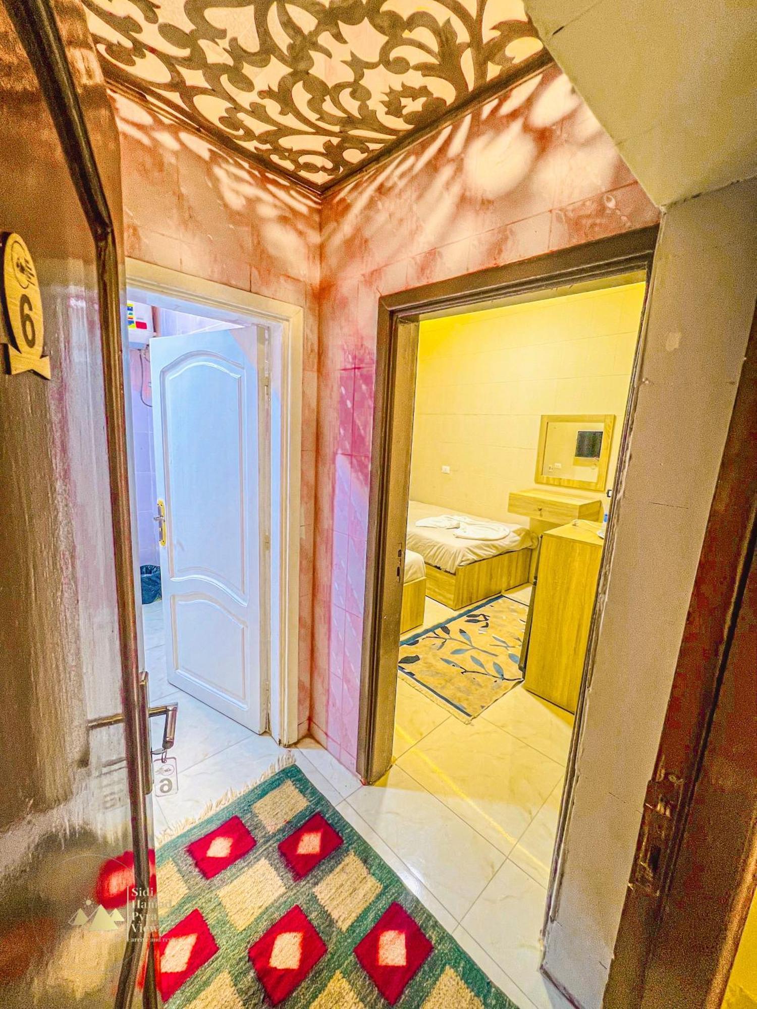 Sidi Hamad Pyramids View Hotel Kafret el-Gabal Eksteriør billede