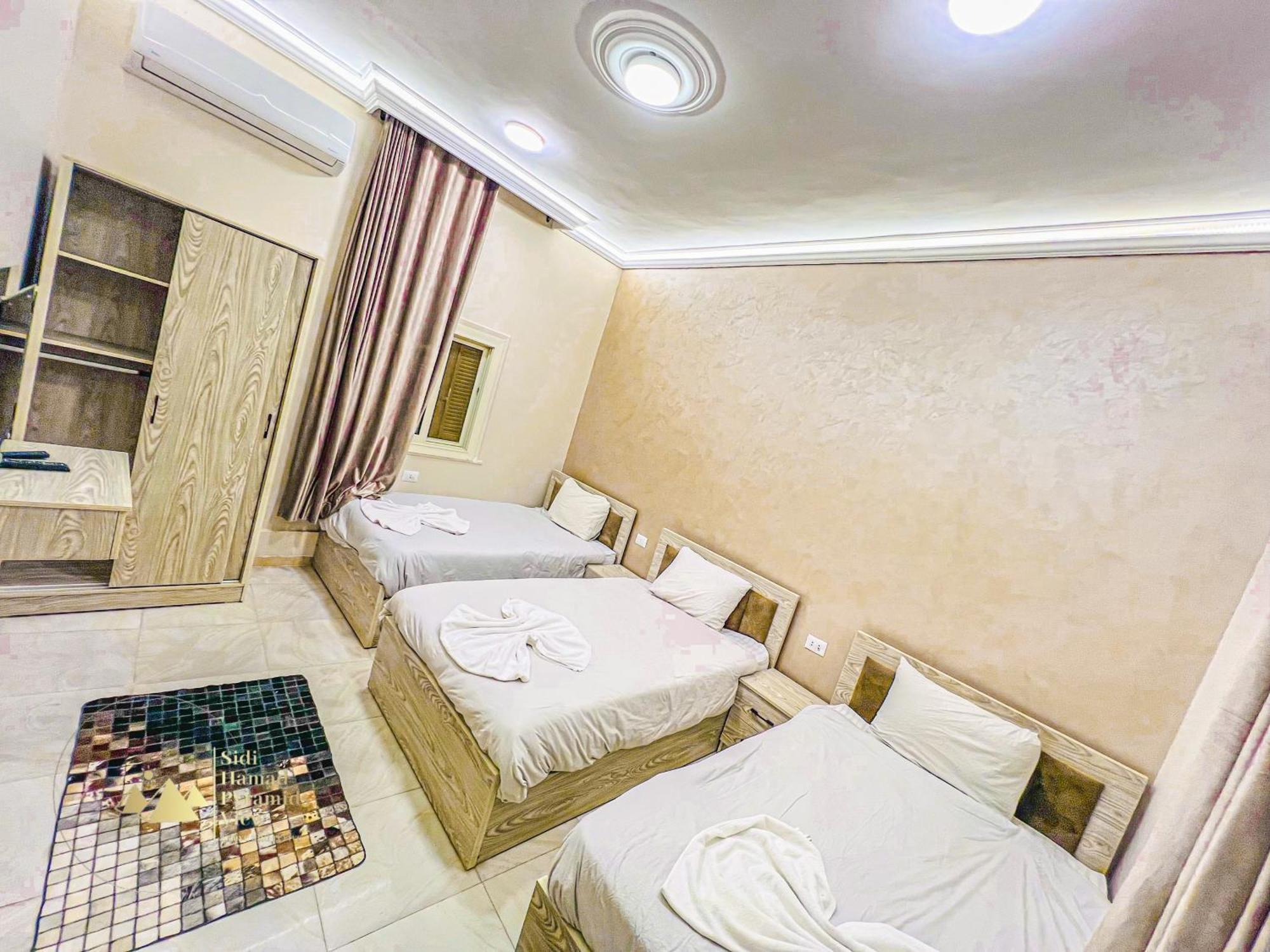 Sidi Hamad Pyramids View Hotel Kafret el-Gabal Eksteriør billede