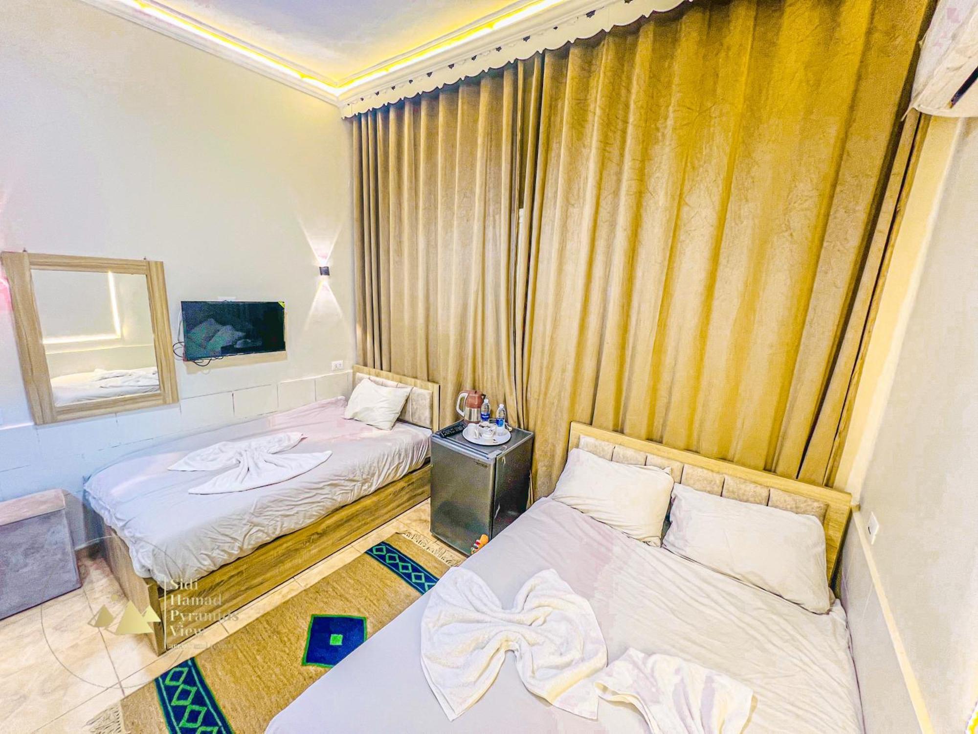 Sidi Hamad Pyramids View Hotel Kafret el-Gabal Eksteriør billede